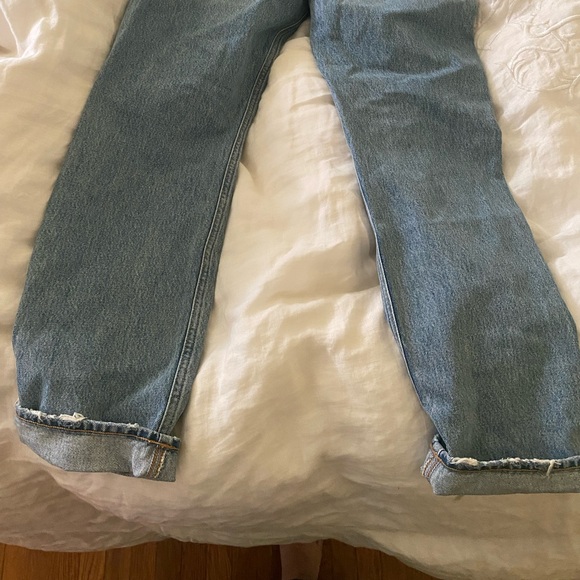 AGoldE 90’s distressed button fly size 24 100% cotton - Picture 6 of 11